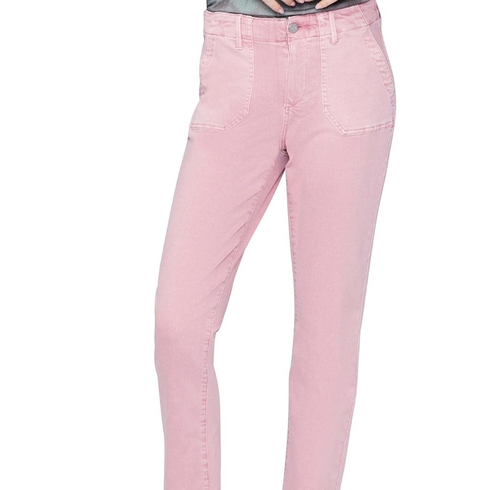 *Hardly worn* Paige Mayslie midrise straight pants - size 29 - VINTAGE ROSE PINK